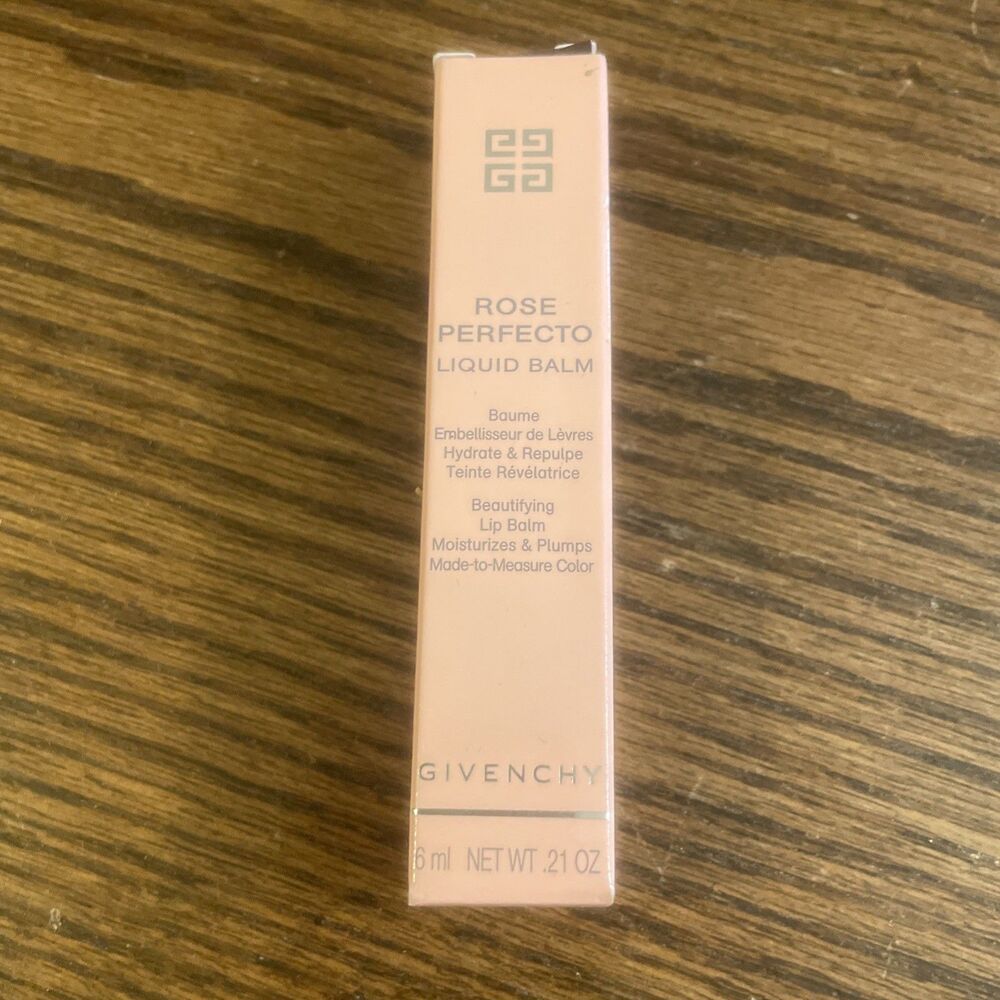 Givenchy Rose Perfecto Liquid Balm 011 Black Pink 6ml New in the Box